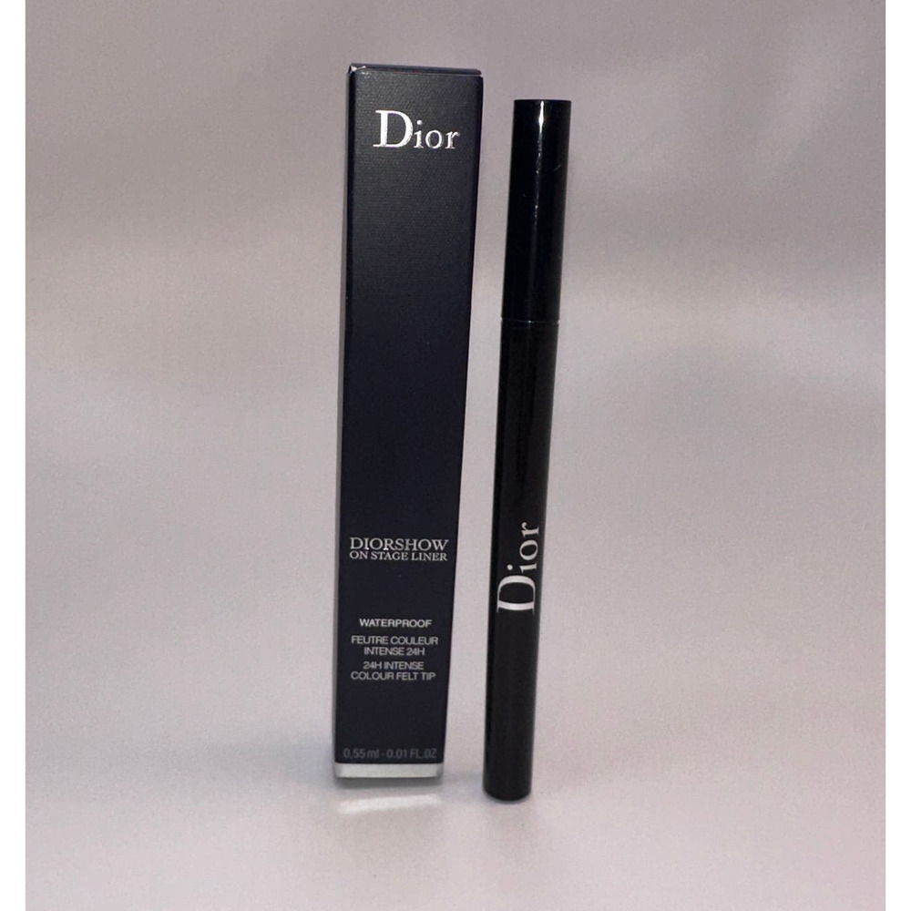 Dior Diorshow On Stage Liner 096 SATIN BLACK Waterproof Liquid Eyeliner 0.55 mL